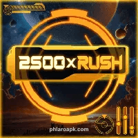 2500 x Rush slot game